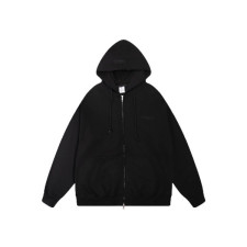 베트멍 남/녀 집업 후드티 - Vetements Unisex Zip-up Hoodie - vec7298x