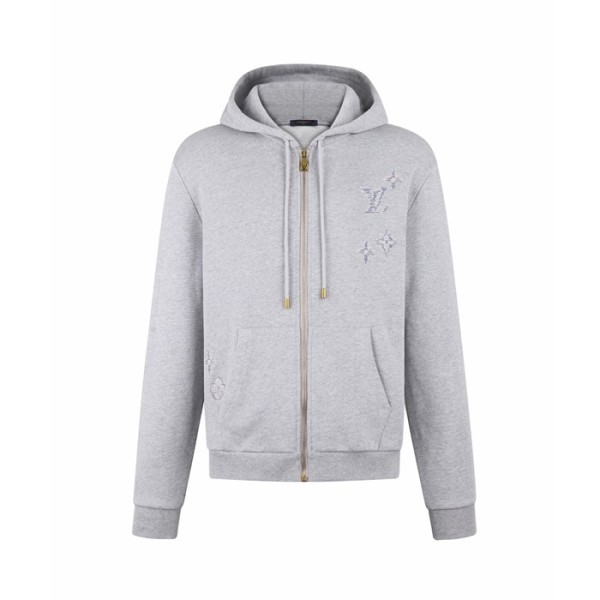루이비통 남성 집업 후드티 - Louis vuitton Mens Zip-up Hooded - lvc16006x