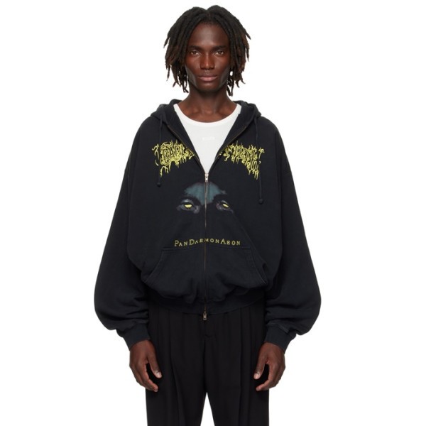 베트멍 남/녀 집업 후드티 - Vetements Unisex Zip-up Hoodie - vec8430x