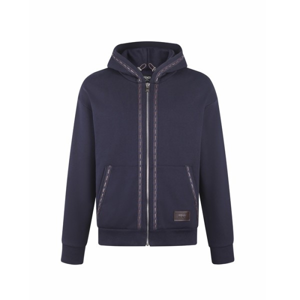펜디 남성 집업 후드티 - Fendi Mens Zip-up Hooded Tshirt - fec16301x