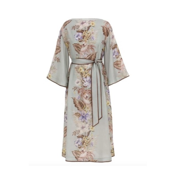 짐머만 여성 코코 플로럴 프린트 미디 드레스 - Zimmermann Womens Coco Floral-print Midi Dress - zic14005x