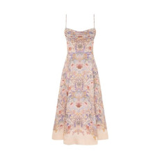 짐머만 여성 리벨리온 턱 미디 드레스 - Zimmermann Womens Rebellion Tuck Midi Dress - zic14273x