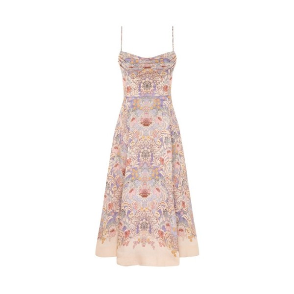 짐머만 여성 리벨리온 턱 미디 드레스 - Zimmermann Womens Rebellion Tuck Midi Dress - zic14273x