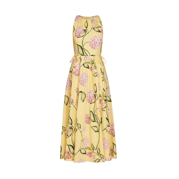 오스카 드 라 렌타 여성 주름 장식 미디 드레스 - Oscar De La Renta Womens Pleated Midi Dress - osc14278x