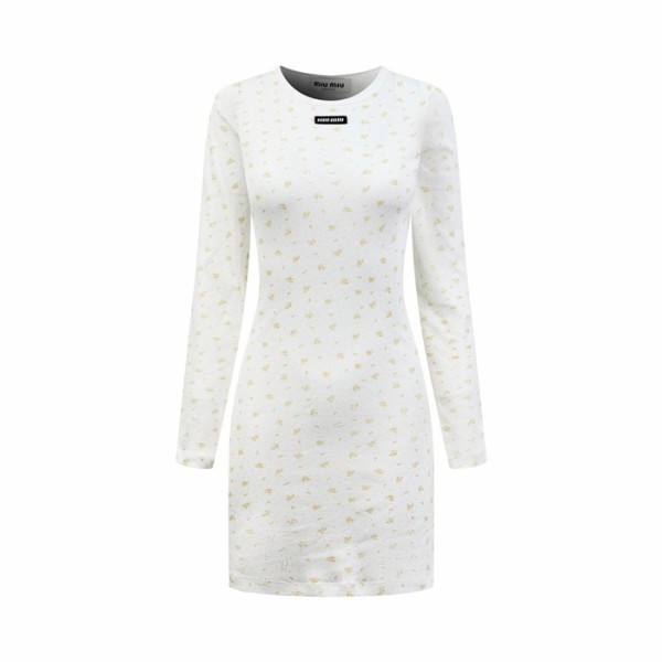 미우미우 여성 라운드 원피스 - Miumiu Womens Round One-pieces - mic15014x