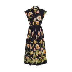 카라 카라 알바 여성 폴카 도트 미디 드레스 - Cara Cara Alba Womens Midi Dress - cac15041x