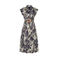 카라 카라 알바 여성 폴카 도트 미디 드레스 - Cara Cara Alba Womens Midi Dress - cac15042x