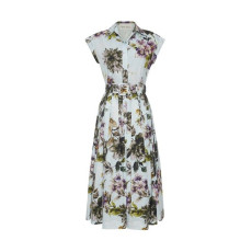 카라 카라 알바 여성 폴카 도트 미디 드레스 - Cara Cara Alba Womens Midi Dress - cac15043x