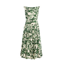 카라 카라 알바 여성 폴카 도트 미디 드레스 - Cara Cara Alba Womens Midi Dress - cac15044x