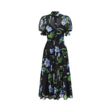 레오 린 여성 엘리 비숍 슬리브 미디 드레스 - Leo Lin Womens Ellie Bishop Sleeve Midi Dress - lec15056x