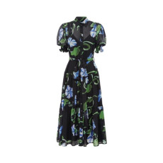레오 린 여성 엘리 비숍 슬리브 미디 드레스 - Leo Lin Womens Ellie Bishop Sleeve Midi Dress - lec15056x