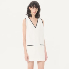 발렌티노 여성 브이넥 미니 드레스 - Valentino Womens V-neck Mini Dress - vac15229x