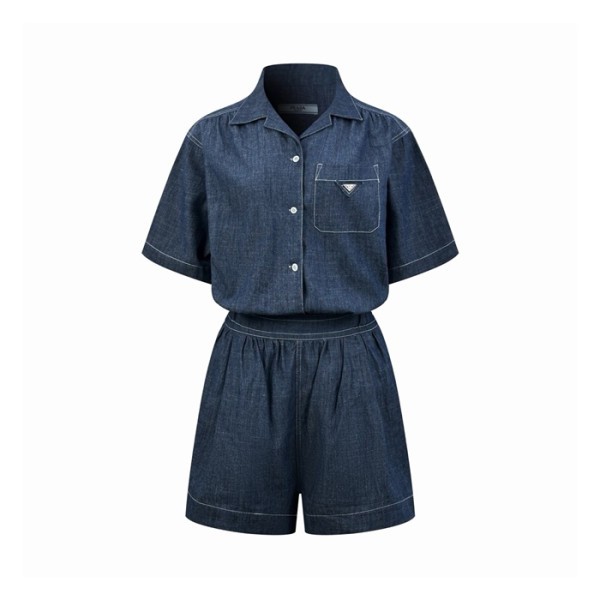 프라다 여성 점프수트 쇼츠 - Prada Womens Jumpsuit Shorts - prc15437x