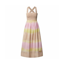 루이비통 여성 타이 다이 스모크 드레스 - Louis vuitton Womens Tie Dye Smocked Dress - lvc15572x