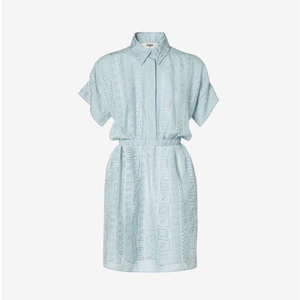 펜디 여성 페퀸 FF 번아웃 드레스 - Fendi Womens Pequin Ff Burnout Dress - fec15875x