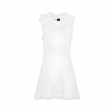 로에베 여성 러플 아나그램 미니 드레스 - Loewe Womens Ruffled Anagram Mini Dress - loe15878x