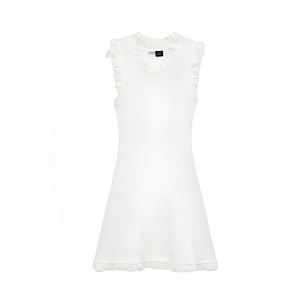 로에베 여성 러플 아나그램 미니 드레스 - Loewe Womens Ruffled Anagram Mini Dress - loe15878x