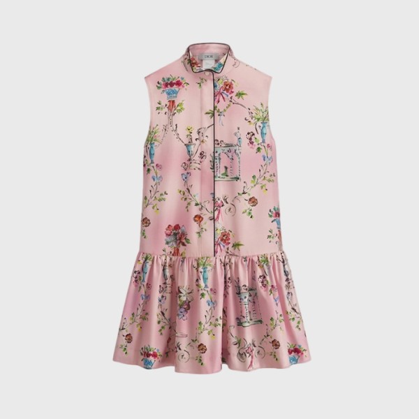 디올 여성 럭셔리 플레어 드레스 - Dior Womens Luxury Flared Dress - dic15885x