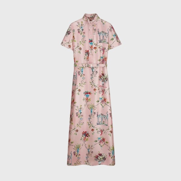 디올 여성 반팔 드레스 - Dior Womens Short Sleeved Dress - dic15886x