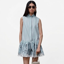 디올 여성 디오리비에라 숏 플레어 드레스 - Dior Womens Dioriviera Short Flared Dress - dic15888x