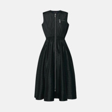 루이비통 여성 모노그램 포인트 집업 드레스 - Louis vuitton Womens Monogram Accent Zip Up Dress - lvc15973x