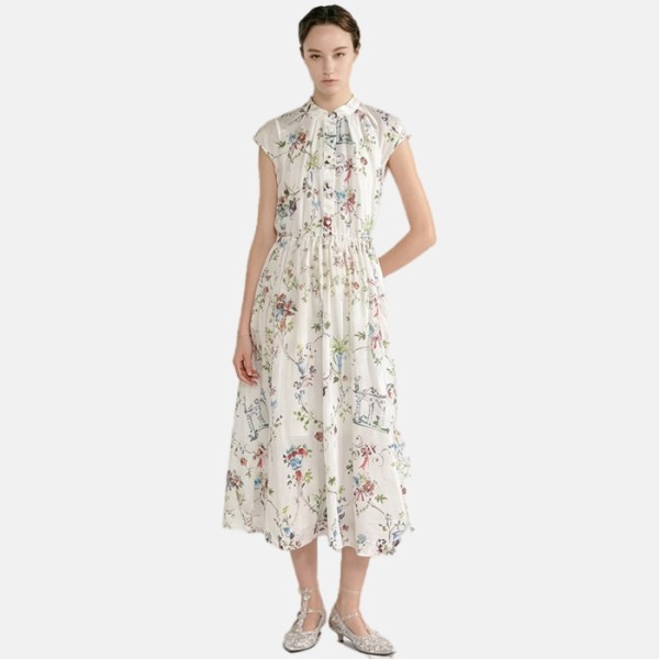 디올 여성 디오리비에라 롱 플레어 드레스 - Dior Womens Dioriviera Long Flared Dress - dic15984x