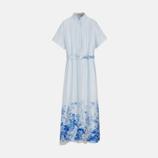 디올 여성 디오리비에라 롱 벨트 셔츠 드레스 - Dior Womens Dioriviera Long Belted Shirtdress - dic15986x