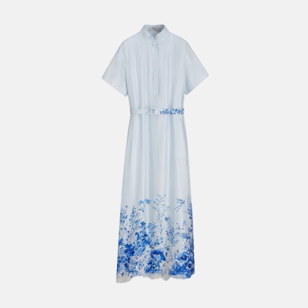 디올 여성 디오리비에라 롱 벨트 셔츠 드레스 - Dior Womens Dioriviera Long Belted Shirtdress - dic15986x
