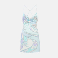 푸치 여성 오키디 저지 슬립 드레스 - Pucci Womens Orchidee Jersey Slip Dress - puc16018x