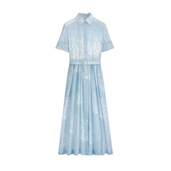 디올 여성 디오리비에라 미디 길이 셔츠 드레스 - Dior Womens Dioriviera Mid Length Shirt Dress - dic16136x