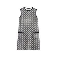 디올 여성 트위드 드레스 - Dior Womens Straight-Cut Short Dress - dic16137x