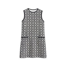 디올 여성 트위드 드레스 - Dior Womens Straight-Cut Short Dress - dic16137x