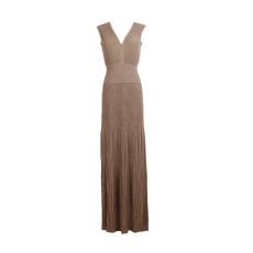 미쏘니 여성 브이넥 니트 맥시 드레스 - Missoni Womens V-neck Knit Maxi Dress- mic16275x