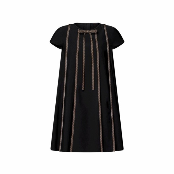 루이비통 여성 모노그램 액센트 트라페즈 드레스 - Louis vuitton Womens Monogram Accent Trapezoid Dress - lvc16387x