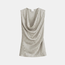 디올 여성 드레이프 탑 비대칭 투피스 - Dior Womens Draped Top Asymmetrical Skirt - dic15893x
