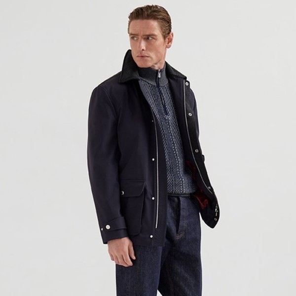 브루넬로쿠치넬리 남성 폴로 재킷 - Brunello Cucinelli Mens Polo Jacket - brc13416x