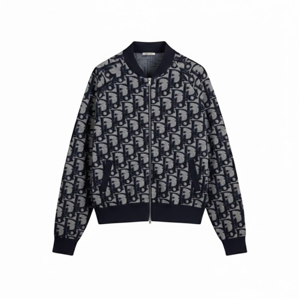 디올 남성 오블리크 봄버 재킷 - Dior Mens Oblique Bomber Jacket - dic13401x