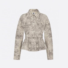 디올 여성 벨트 재킷 - Dior Womens Belted Jacket - dic7337x