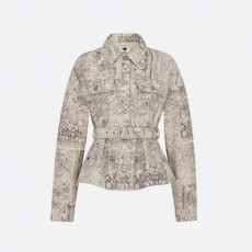 디올 여성 벨트 재킷 - Dior Womens Belted Jacket - dic7337x
