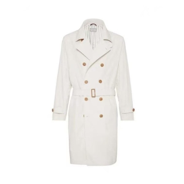 브루넬로쿠치넬리 남성 트렌치 코트 - Brunello Cucinelli Mens Trench Coat - brc14067x