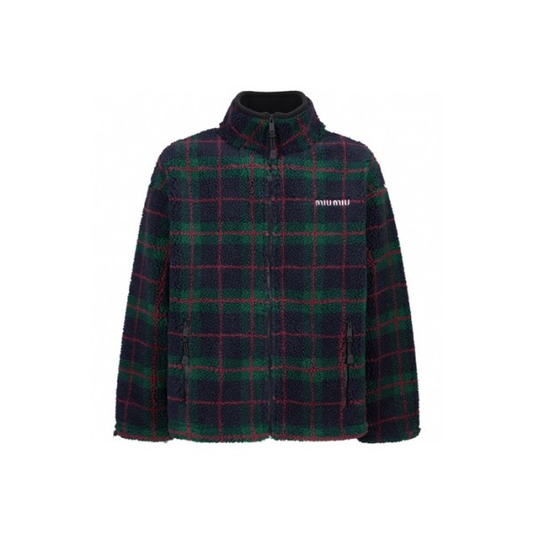 미우미우 남/녀 집업 자켓 - Miumiu Unisex Zip-up Jacket - mic12351x