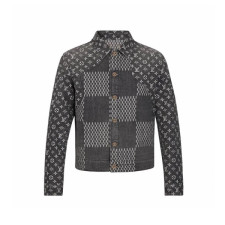 루이비통 x 니고 남성 자이언트 다미에 웨이브 모노그램 자켓 - Louis Vuitton x Nigo Mens Giant Damier Waves Monogram Jacket - lvc15983x