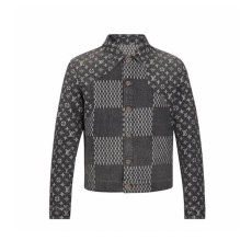 루이비통 x 니고 남성 자이언트 다미에 웨이브 모노그램 자켓 - Louis Vuitton x Nigo Mens Giant Damier Waves Monogram Jacket - lvc15983x