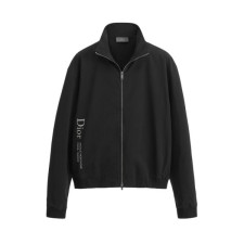 디올 남성 몽테뉴 자수 장식 지퍼 자켓 - Dior Mens Montaigne Embroidery Zipped Jacket - dic16025x