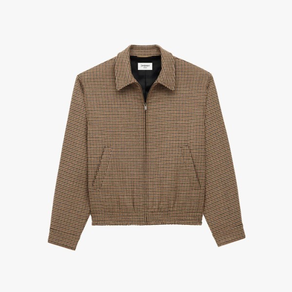 입생로랑 여성 하운드투스 재킷 - Saint Laurent Womens Houndstooth Jacket - ysc14561x