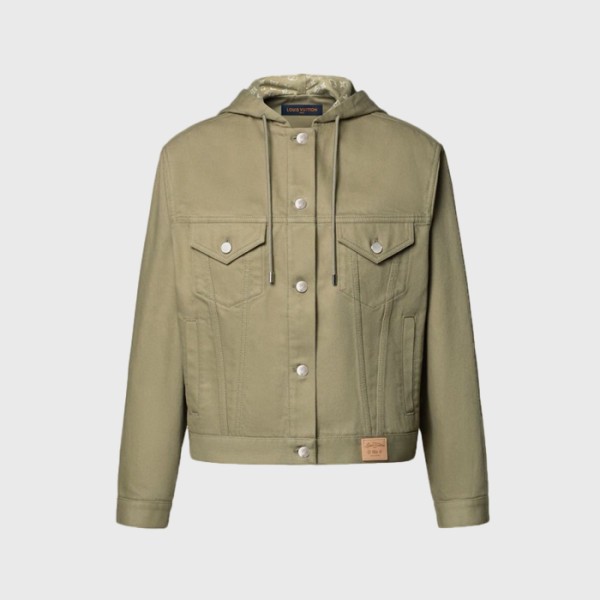 루이비통 여성 후드 모노그램 재킷 - Louis vuitton Womens Hooded Inside-Out Monogram Jacket - lvc15679x