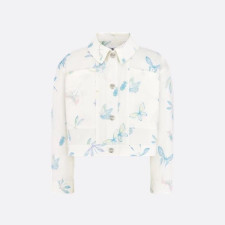 디올 여성 파스텔톤 계절 무늬 재킷 - Dior Womens Pastel Seasonal Motif Jacket - dic15732x