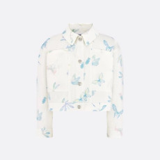 디올 여성 파스텔톤 계절 무늬 재킷 - Dior Womens Pastel Seasonal Motif Jacket - dic15732x