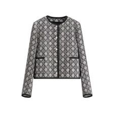 디올 여성 마크로카나쥬 재킷 - Dior Womens Macrocannage Jacket - dic16138x