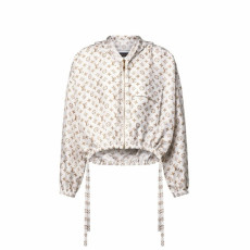 루이비통 여성 모노그램 프린트 드로스트링 재킷 - Louis vuitton Womens Woven Monogram Print Drawstring Jacket - lvc16385x